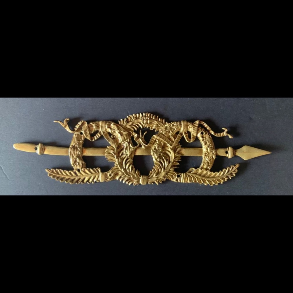 ANTIQUE EARLY 19 CENTURY FRENCH ORMOLU DECORATION